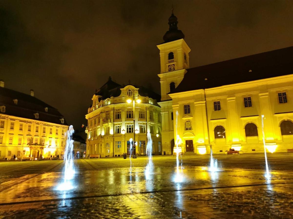 Apartament Plopilor Studios Sybin Zewnętrze zdjęcie